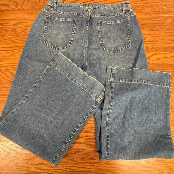 Vintage, Green Label Lauren Jeans Co., wide leg jeans, Size 12 - Picture 5 of 7